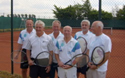 Die Tennisherren 60 im Jahr 2011